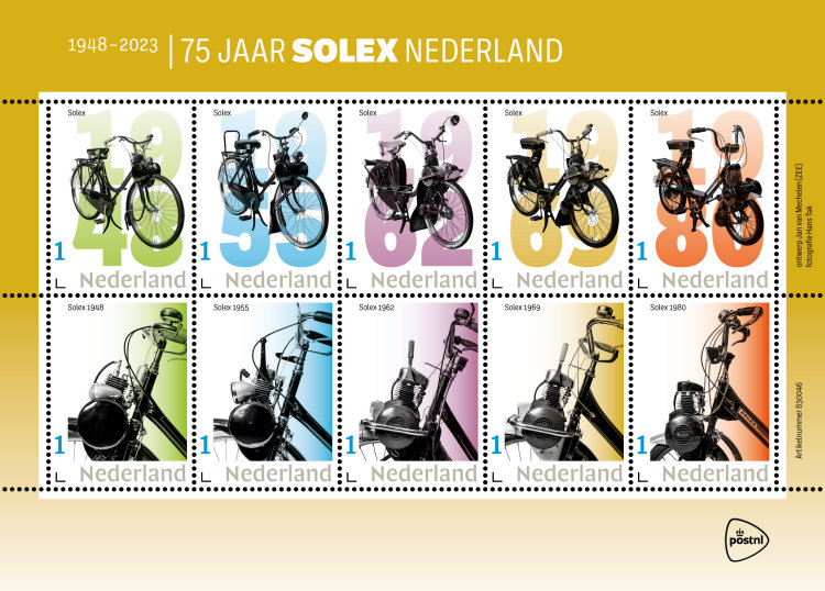 Semi-persoonlijke postzegel PostNL met Solexen