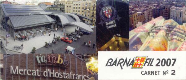 Spanje - Barnafil Postzegelboekje Mercats de Barcelona