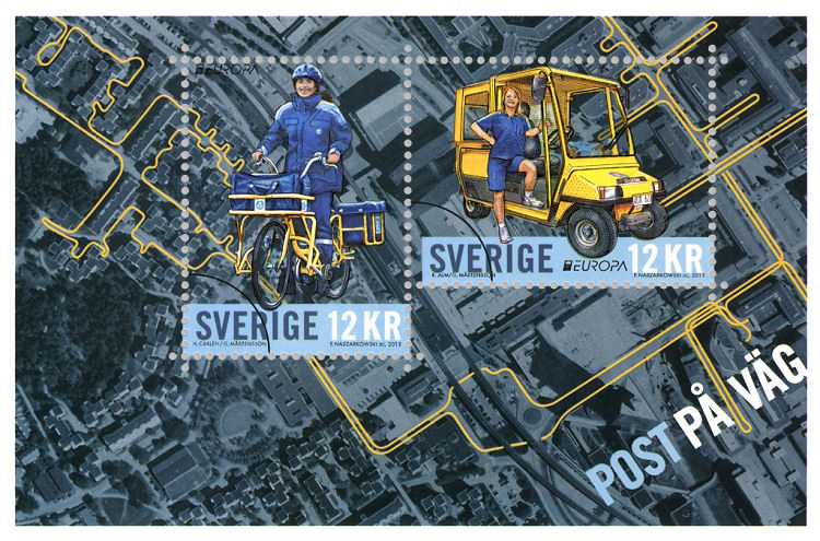 Europazegels 2013 Zweden