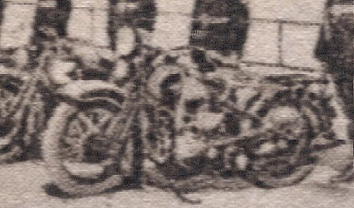 Detail van de motor op postzegel Guatemala