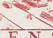Detail van de postzegel