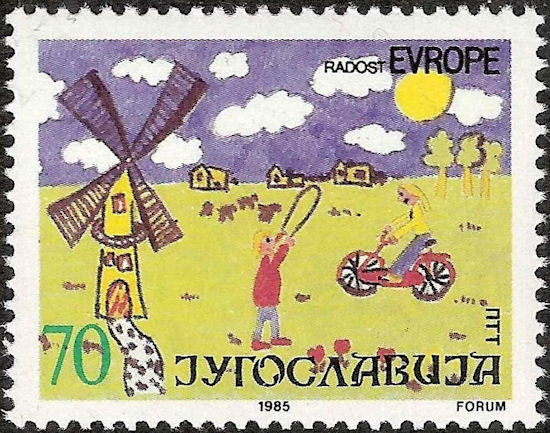 Postzegel Joegoslavië