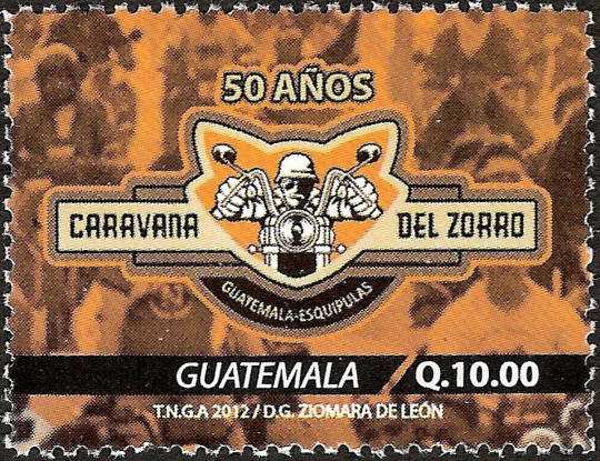 Zegel Guatemala tgv. Caravana del Zorro