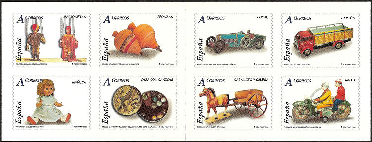 Postzegelboekje Spanje