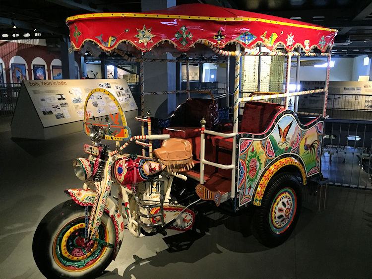 Motor Rickshaw in Heritage Transport Museum, India