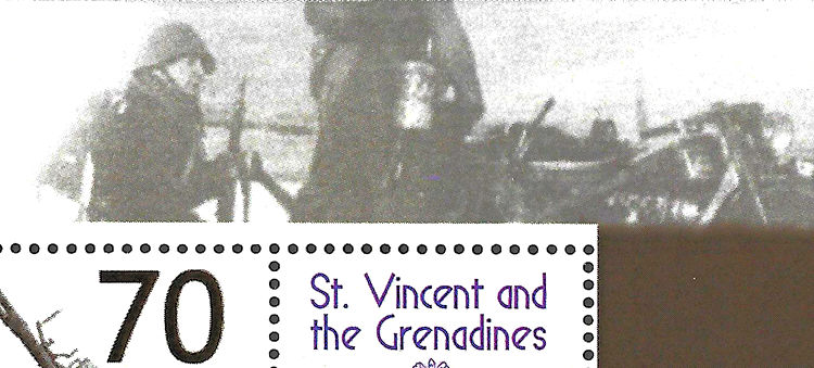 IGPC Persoonlijke postzegelvel St. Vincent met Nimbus