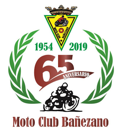 Logo tgv. 65 jaar Motorclub Bañezano