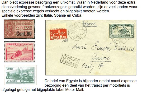 Verhaal over Motor Mail labels