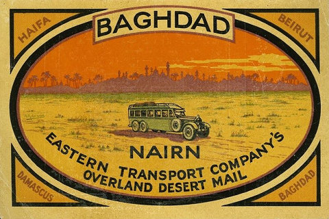 Bagagelabel Nairn Transport Company