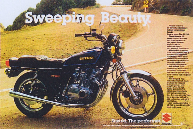 Advertentie Suzuki GS750E