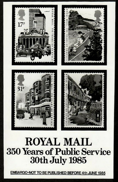 Publiciteitsfoto postzegel Engeland