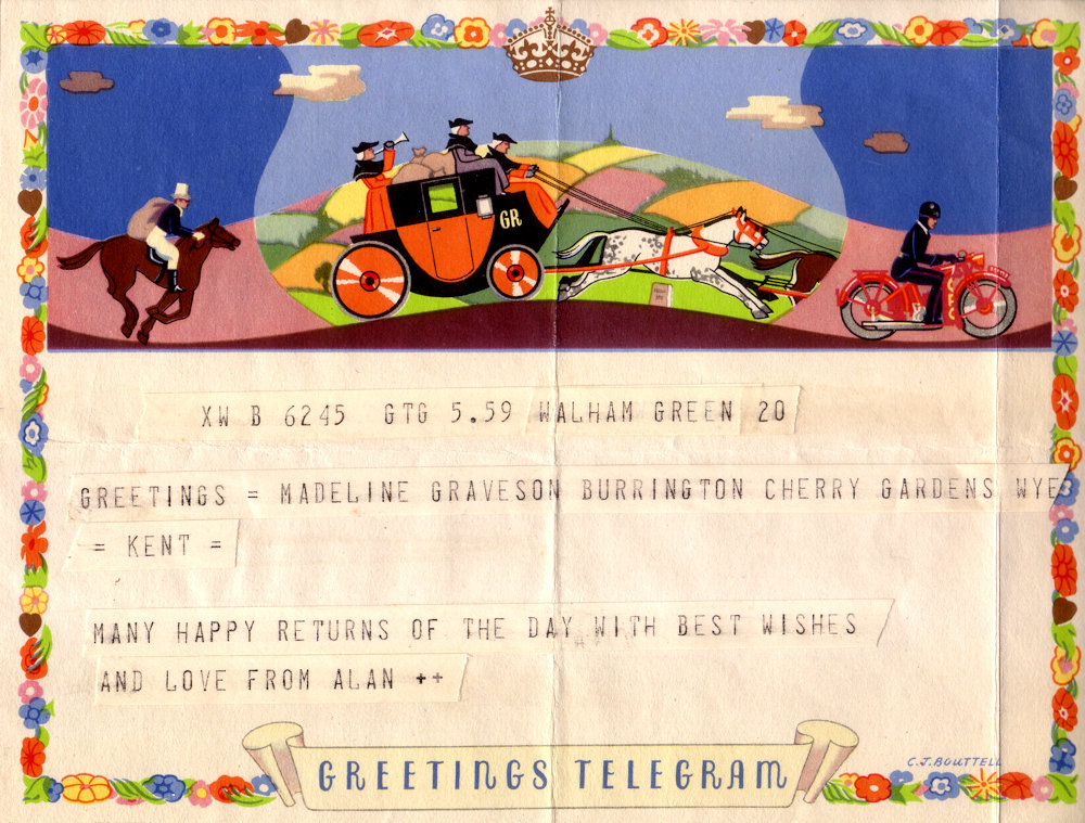 Engels Greetings Telegram