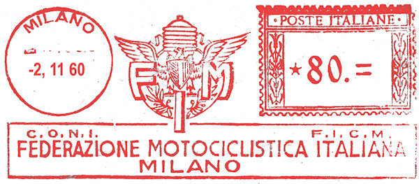 Roodfrankering FIM / Italië