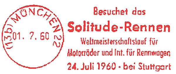 Roodfrankering Solitude races