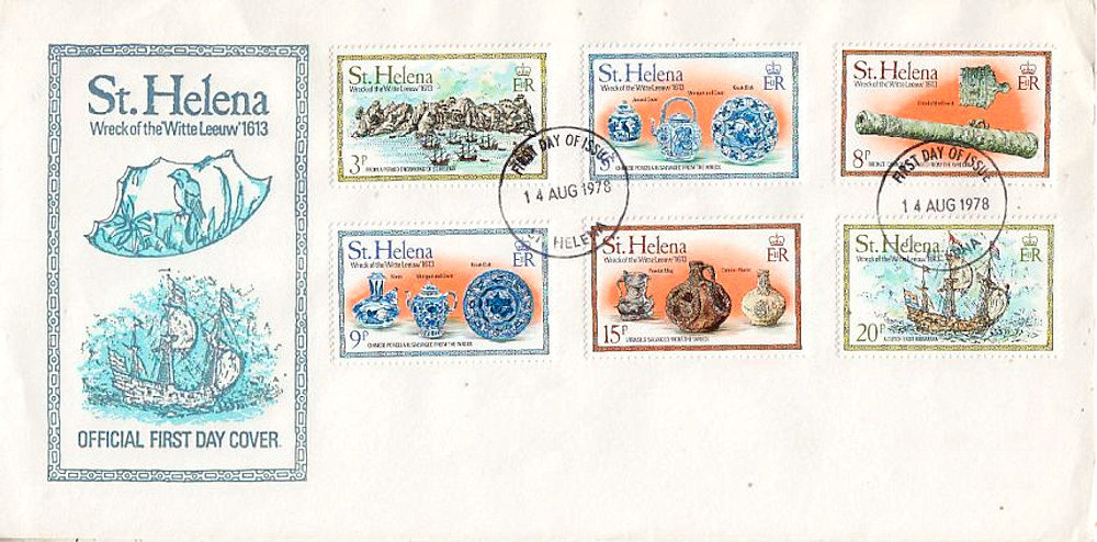 FDC St. Helena ter hendenking van de aanval van de Witte Leeuw
