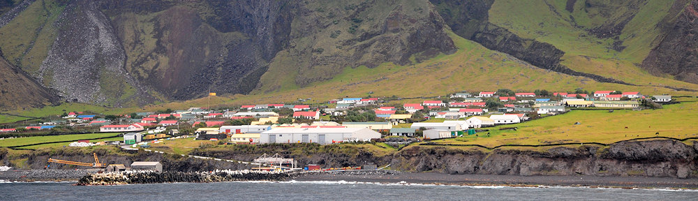 Edinburgh-of-the-Seven-Seas, de hoofdstad van Tristan da Cunha