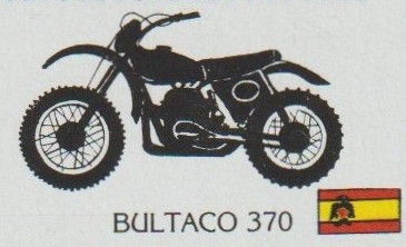 Detail met Bultaco uit postzegelblok Turks & Caicos Islands
