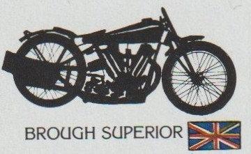 Detail met Brough Superior uit postzegelblok Turks & Caicos Islands
