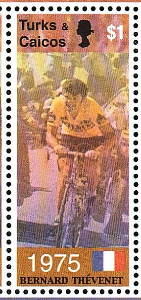 Postzegelblok Turks & Caicos Islands Bernard Thevenet