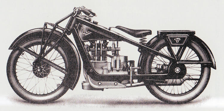 Wanderer 499cc met cardan 1928