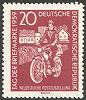 Oost Duitsland - Uitg. tgv. dag vd. postzegel, 1959