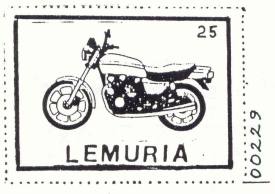 De Lemura zegel met de Kawasaki