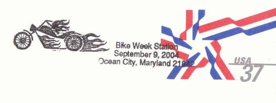 Stempel van de Bike Week 2004