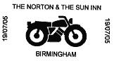 Stempel van de Norton & the Sun Inn in Birmingham