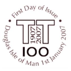 100 jaar Manx TT FDC stempel