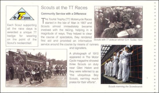 Isle of Man - Prestigeboekje Scouting - informatiepagina