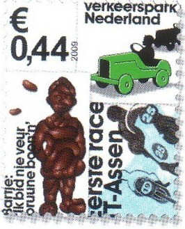 Postzegel Mooi Nederland - Assen