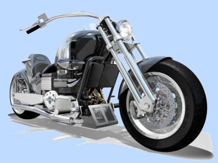 Neander Turbo Diesel motorfiets