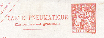 Franse Carte Pneumatic Chaplain - 3 Fr