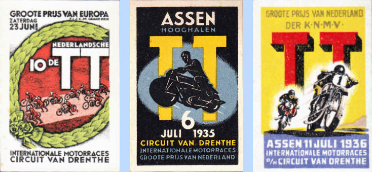 Labels TT-Assen 1934-1936