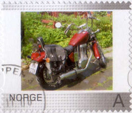 Persoonlijke postzegel Noorwegen - Suzuki Savage