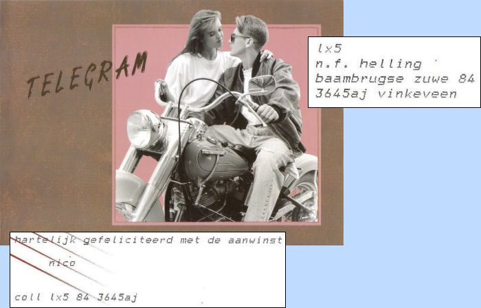 Nederlands telegram met HD