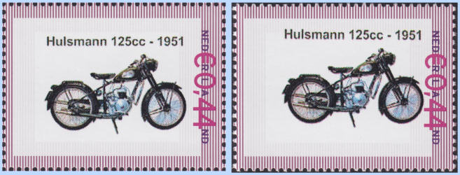 Persoonlijke Postzegels met Hulsmann motor