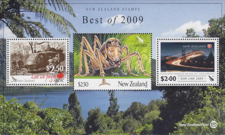 New Zealand Post Best of 2009 - sheet 1