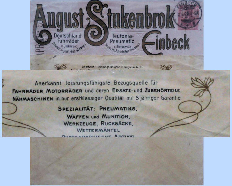 Reclame-envelop August Stukenbrok