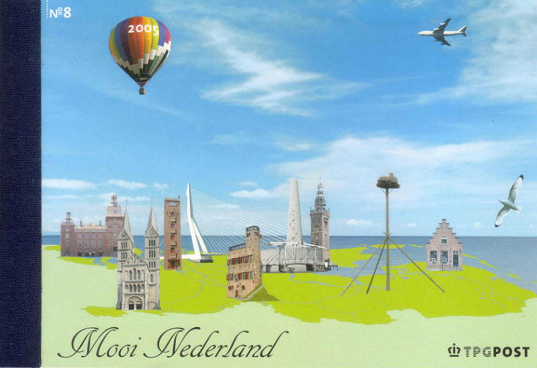 Postzegelboekje Mooi Nederland 2005