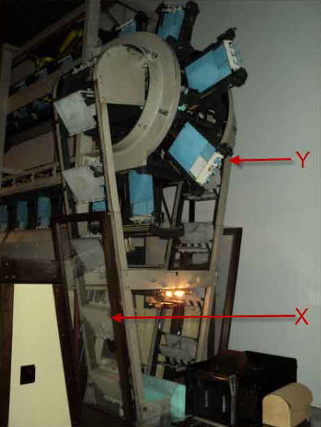 Jacobsladder van een Transorma machine